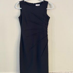 Calvin Klein Black Business Dress - Size 4 Petite